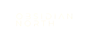 The main logo of Obsidian North a software engineering firm